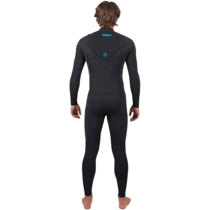 Combinaison Surf Homme GUL Flexor Recore 3/2mm - Néoprène Écologique - Zip Poitrine - Noir