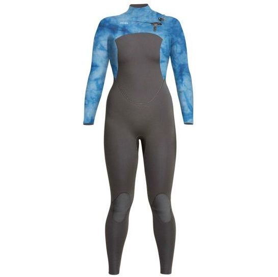 2023 Xcel Femmes Comp 3/2mm Chest Zip Combinaison Néoprène WN32ZX - Graphite / Tie Dye
