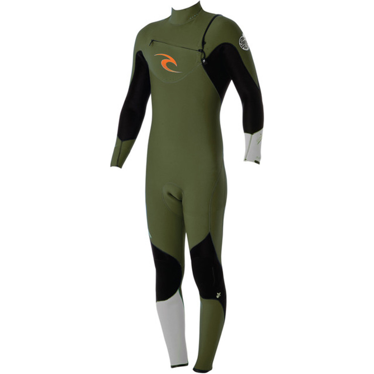 2014 Rip Curl E Bombe Pro 3/2 mm GBS Chest Zip Combinaison en FATIGUE WSM4AE