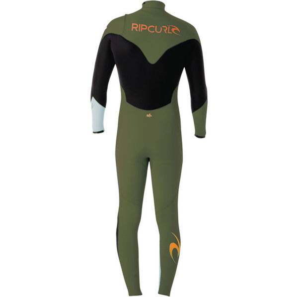 2014 Rip Curl E Bombe Pro 3/2 mm GBS Chest Zip Combinaison en FATIGUE WSM4AE