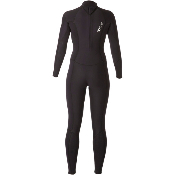 Rip Curl Femmes Dawn Patrol 3/2mm GBS Back Zip Combinaison Néoprène BLACK WSM4GW