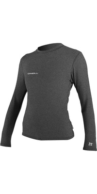 2026 ONeill Womens Trvlr Hybrid Long Sleeve Sun Shirt 4676 - Graphite