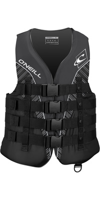 2026 Oneill Superlite 50n Ce Impact Vest 4723 - Noir / Smoke / Blanc