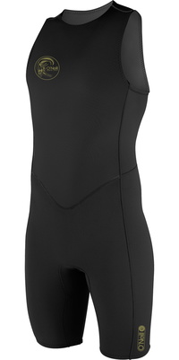 2026 ONeill Mens ORiginal 2mm Back Zip Short John Wetsuit 4529 - Black