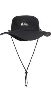 2026 Quiksilver Bushmaster Bucket Hat Noir AQYHA03314