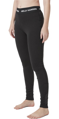 2025 Helly Hansen Femmes Lifa Merino Midweight Baselayer Trouser 49380 - Black