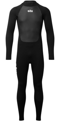 2025 Gill Enfants Pursuit 4/3mm Back Zip Combinaison Néoprène 5029J - Black