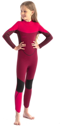 2025 Jobe Enfants Boston 3/2mm Back Zip Combinaison Néoprène 3035210 - Hot Pink