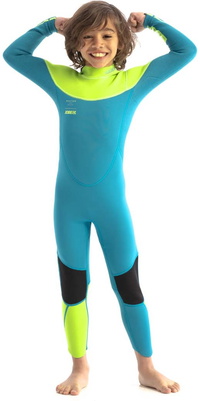 2026 Jobe Enfants Boston 3/2mm Back Zip Combinaison Néoprène 3035210 - Teal
