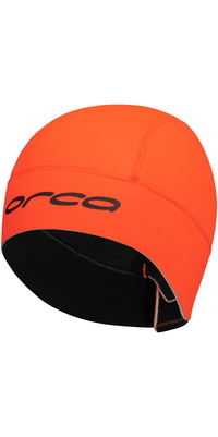 2026 Orca Natation En Eau Libre 2.5mm Chapeau En Néoprène GVBA4854 - Hi-Vis Orange