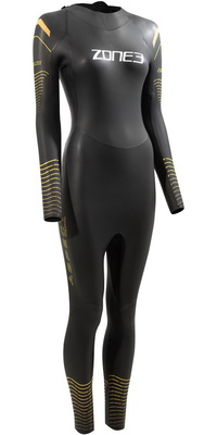 Zone3 Femmes Thermal Aspect Breaststroke Combinaison Néoprène WS21WTMA101 - Black / Orange / Yellow