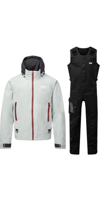 Gill Verso Veste Et Pantalon De Course Côtière Combinaison De Voile V101JV101T - Light Grey