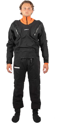 Gul Hommes Code Zero Combinaison Drysuit U-Zip Stretch GM0368-B9 - Black