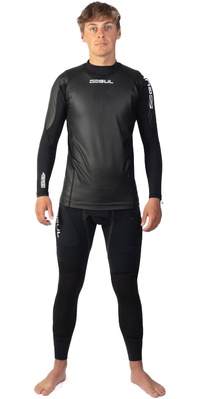 2026 Gul Mens Code Zero Vaprskin Long Sleeve Thermal Outer Top Cz0002 - Noir