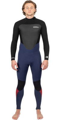 2026 Gul Hommes Response 3/2mm GBS Back Zip Combinaison Néoprène RE1231-C1 - Navy / Black