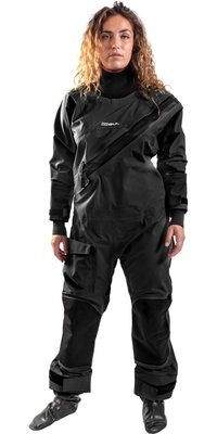 2026 Gul Femmes Dartmouth Eclip Zip Drysuit GM0383-B9 - Black