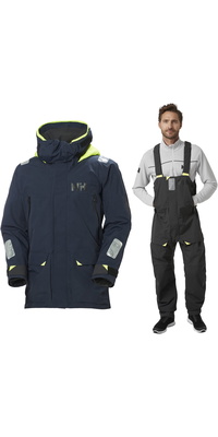 2026 Helly Hansen Hommes Skagen Veste Et Pantalon De Voile Offshore 3425534254 - Ebony / Navy