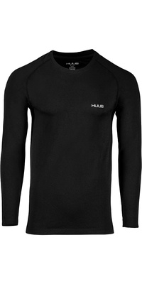 2025 Huub Haut à Manches Longues Sans Coutures Pour Hommes Seamfrebls - Noir