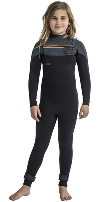 2026 Jobe Enfants Malmo 5/3mm Chest Zip Combinaison Néoprène 303522026 - Black
