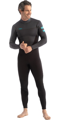 2026 Jobe Hommes Perth 3/2mm Back Zip Combinaison Néoprène 303521002 - Graphite / Grey