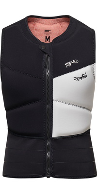 2026 Mystic Femmes Dusk Front Zip Kite Impact Vest 35005.230216 - Black