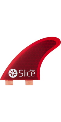 2026 Northcore Slice Palmes De Surf Ultra Légères à Noyau Hexagonal S3 FCS Compatibles SLI-01 - Red