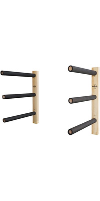 2026 Northcore Triple Surfboard Rack NOCO90C - Wood