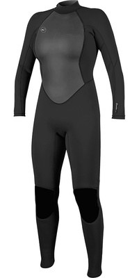 2025 ONeill Femmes Reactor II 5/3mm Back Zip Combinaison N&eacute;opr&egrave;ne 5068 - Black
