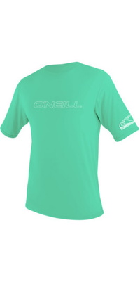 2026 Oneill Basique Pour Les Jeunes Skins Tee-shirt Soleil à Manches Courtes 3422 - Light Aqua