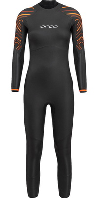 2026 Orca Femmes Vitalis Thermal Back Zip Open Water Swim Combinaison Néoprène NN6U4801 - Black