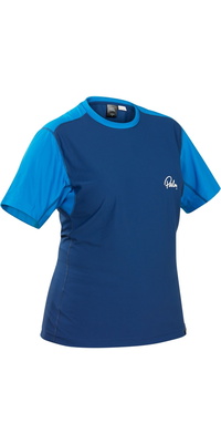 2026 Palm Haut Thermique à Manches Courtes Helios Pour Femme 12824 - Ocean Navy