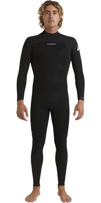 2025 Quiksilver Hommes Prologue 5/4/3mm Back Zip Combinaison Néoprène EQYW103219 - Black