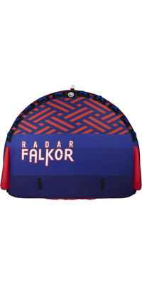 Radar Falkor Marshmallow Top 4 Persons Towable Tube R22tu-fa4 - Blue / Red