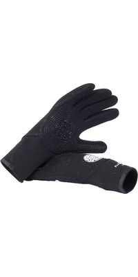 2026 Rip Curl Flashbomb 3/2mm Gants Néoprène 5 Doigts Wgl1cf -noir