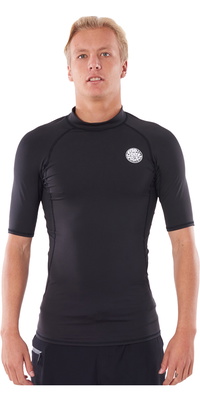 2026 Rip Curl Mens Thermopro 1mm Short Sleeve Thermal Vest WLYYBM - Black