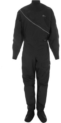 2026 Typhoon Femmes Ezeedon Front Zip Black 2026 Combinaison étanche 100192 - / Gris