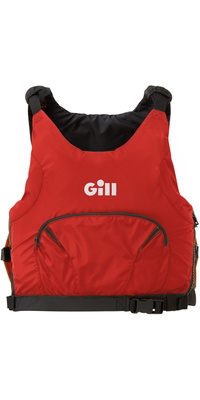 2026 Gill Enfants Pro Racer Side Zip 50N Buoyancy Aid 4916J - Red / Orange