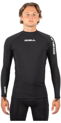 Gul Hommes Code Zero 2026 Evoskin Gilet Lycra à Manches Longues CZ0001 - Black