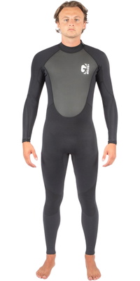 2026 Gul Hommes G-Force 3mm Back Zip Flatlock Combinaison NÃ©oprÃ¨ne GF1305-B7 - Black