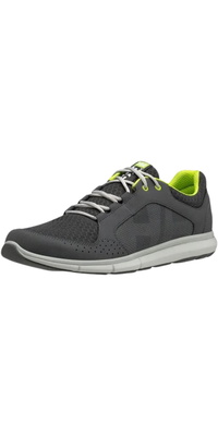 2026 Helly Hansen Hommes Ahiga V4 Hydropower Chaussures De Voile 11582 - Charcoal / Ebony / Light Grey