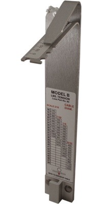 2026 Loos & Co Tensiomètre Pour Câbles En Acier 90 Modèle B SF0310137 - Silver