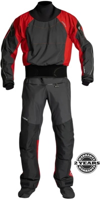 2026 Nookie Fusion Latex Drysuit DR51 - Black / Rouge