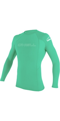 2026 ONeill Youth Basic Skins Gilet Lycra à Manches Longues 3346 - Light Aqua