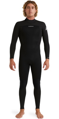 2025 Quiksilver Hommes Prologue 3/2mm GBS Back Zip Combinaison Néoprène EQYW103222 - Black