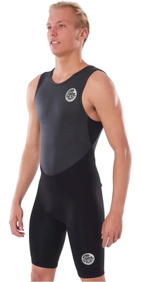 2026 Rip Curl Hommes Dawn Patrol 2mm Short John Combinaison Néoprène 116MSP - Black