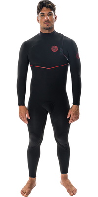 2025 Rip Curl Hommes Flashbomb Fusion 5/3mm Zip Free Combinaison Néoprène 163MFS - Black
