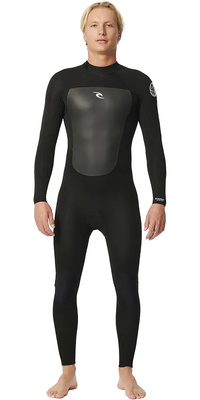 2026 Rip Curl Hommes Omega 3/2mm Back Zip Combinaison Néoprène 15IMFS - Black