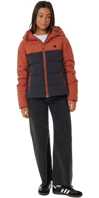 Rip Curl Femmes Anti Series Veste Contrastée 02HWJA - Rust