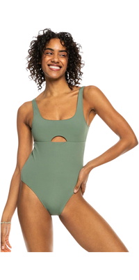 Maillot De Bain Une Pièce Roxy Pro The Double Line ERJX103588 - Agave Green
