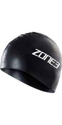 2026 ZONE3 Bonnet De Bain En Silicone SA24SCAP - Black